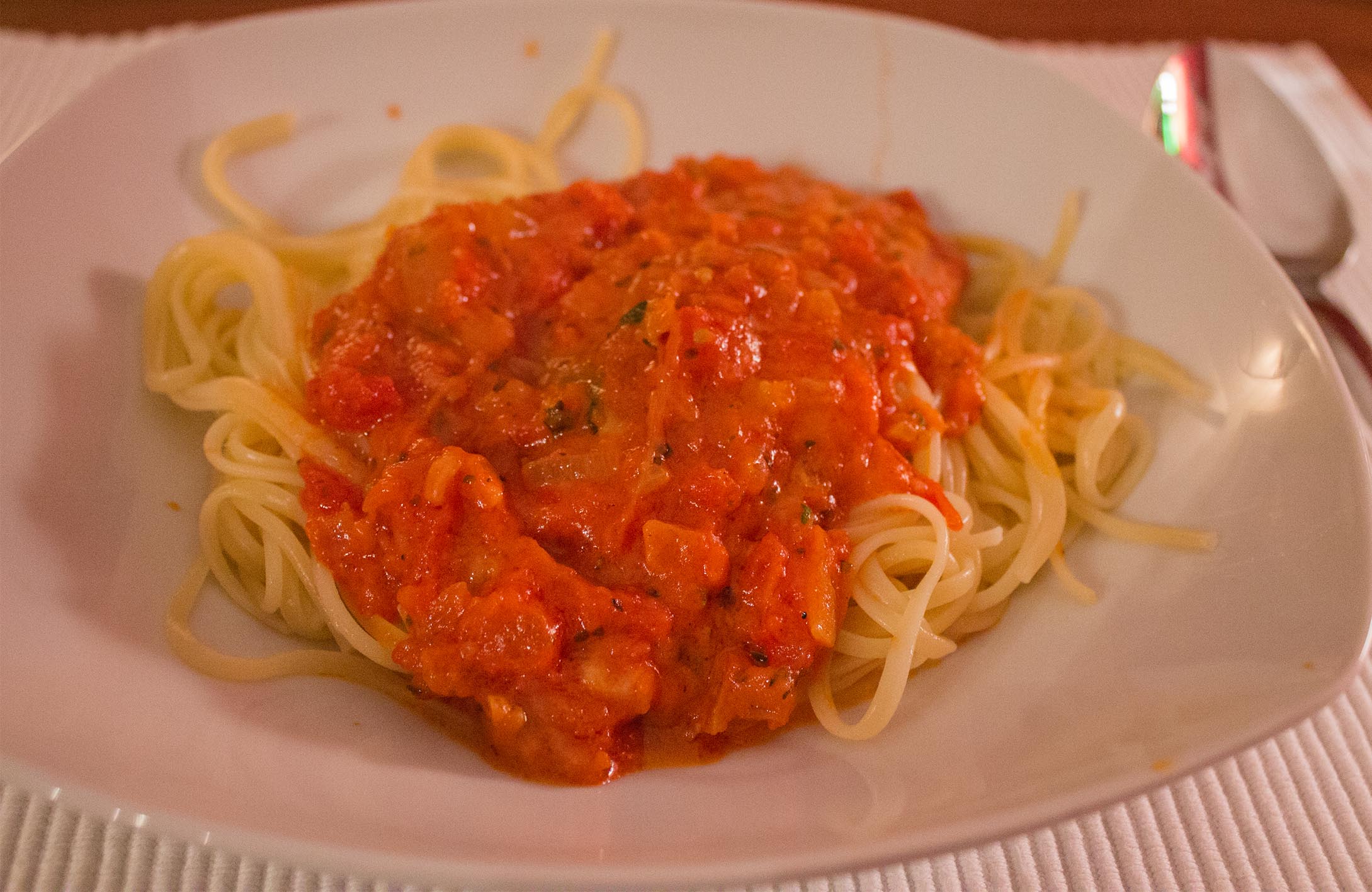 Spaghetti in Tomaten Mozzarella Sauce Blog Rezepte