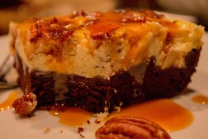 Brownie Cheesecake Apple Salted Caramel
